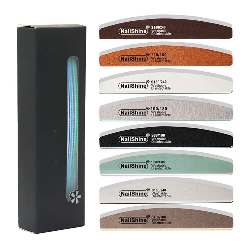 Photo Acrylic Block - 8Pcs/Box Nail File Buffer Kit Gel