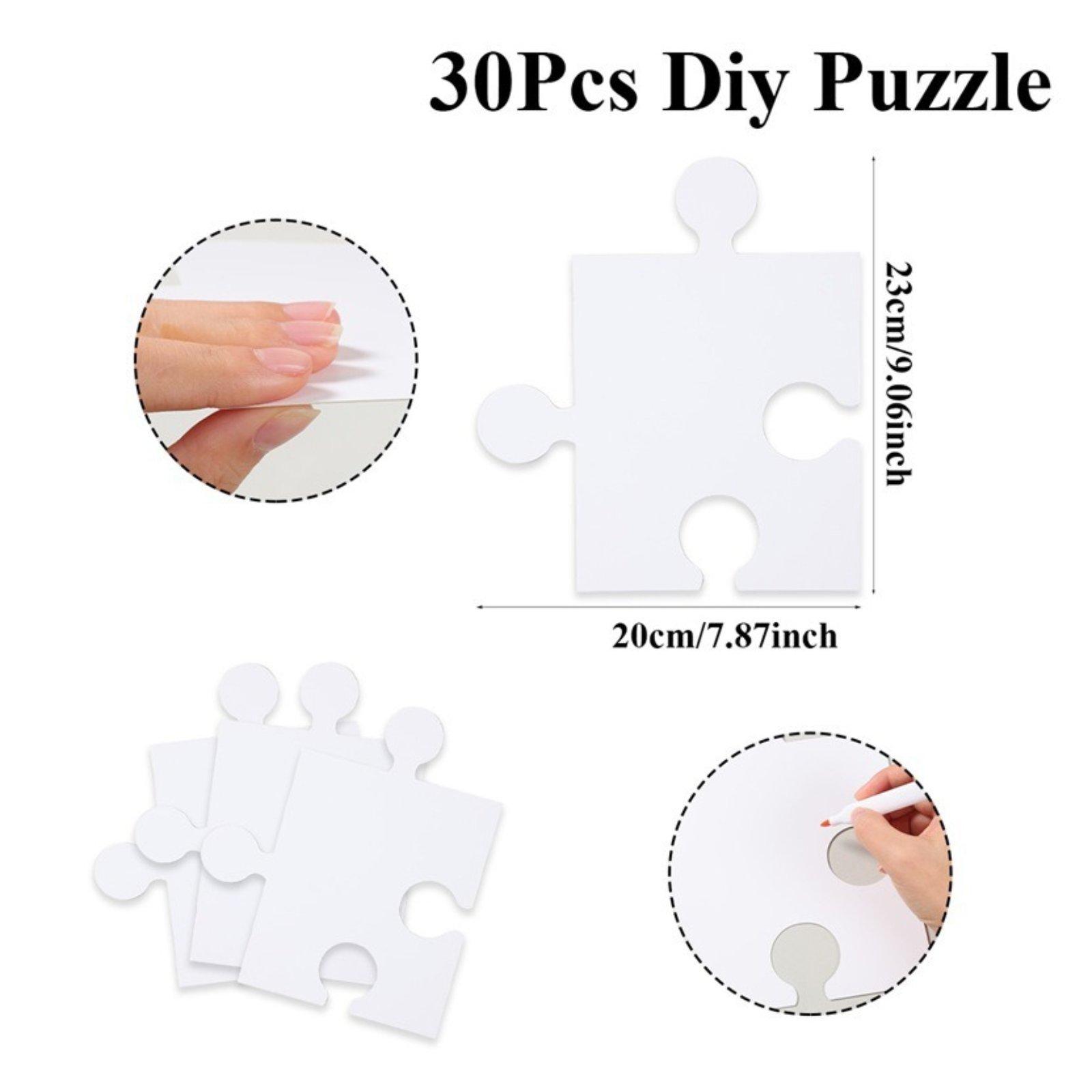 White Blank Drawing Puzzles Ca - đánh giá và giá Puzzle Blank White