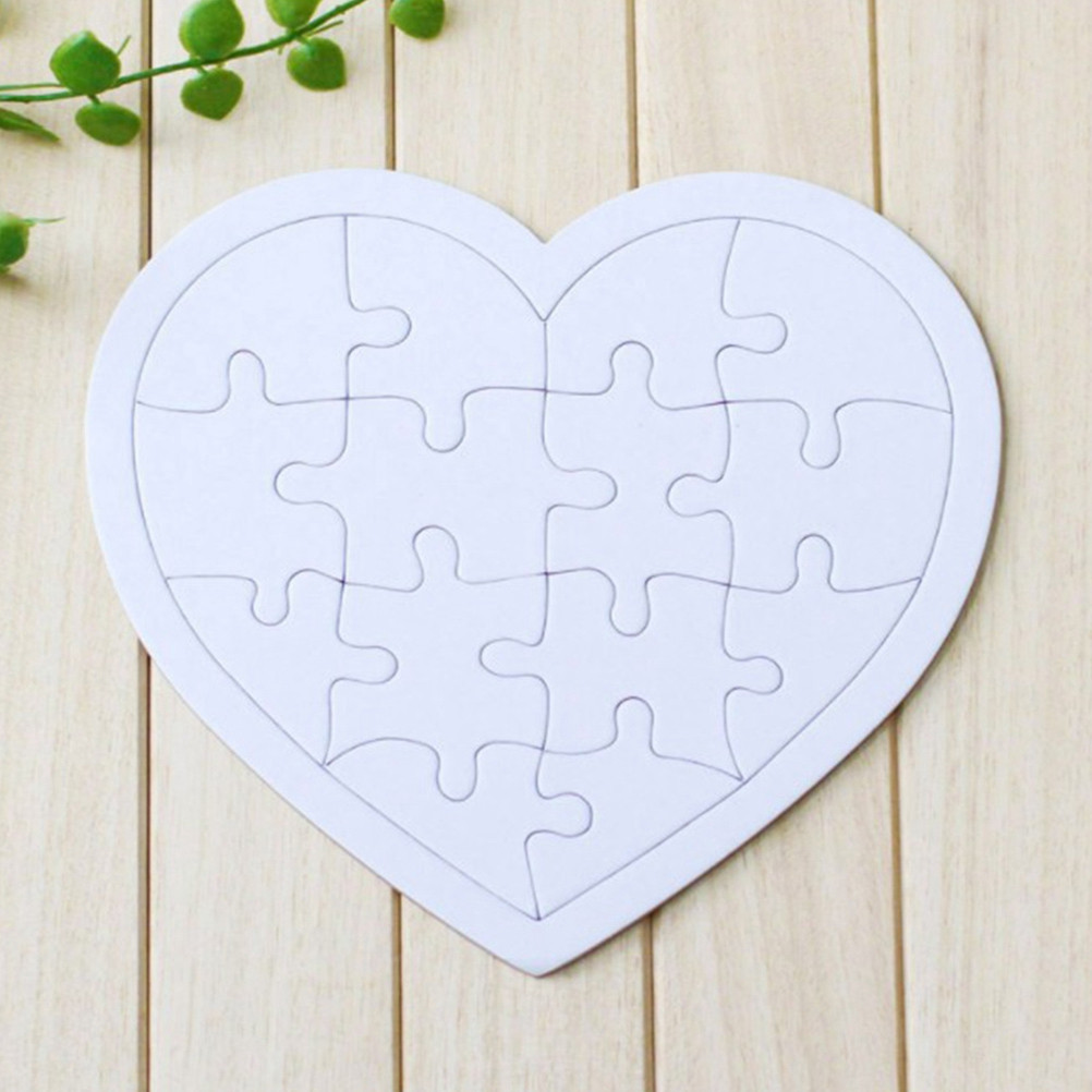 4Pcs Blank Jigsaw Puzzles Kids - đánh giá và giá Puzzle Blank White
