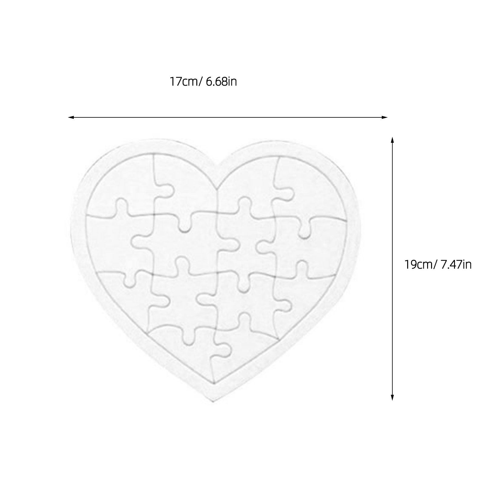 4Pcs Blank Jigsaw Puzzles Kids - đánh giá và giá Puzzle Blank White