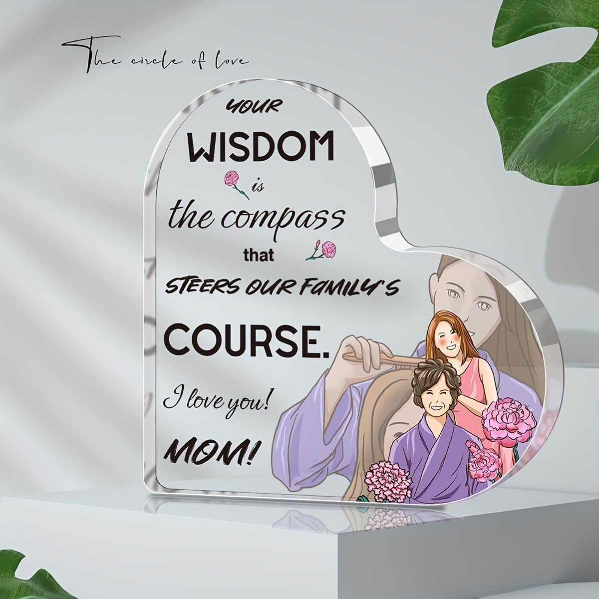 Family Heart Shape Acrylic Pla - đánh giá và giá Photo Acrylic Block