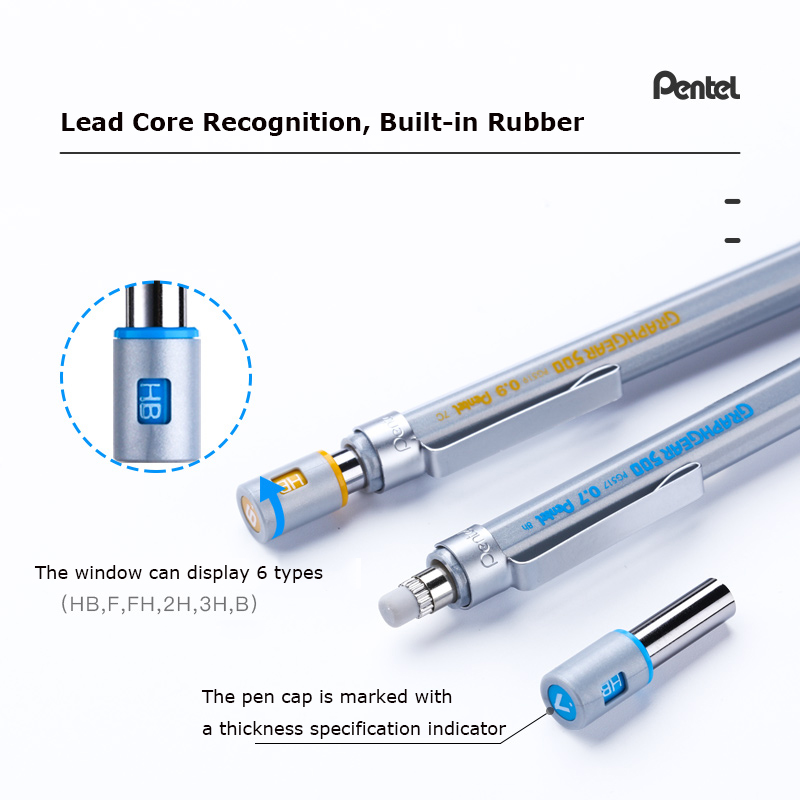 Pentel Mechanical Pencil Graph - đánh giá và giá Pentel Pen Graphgear